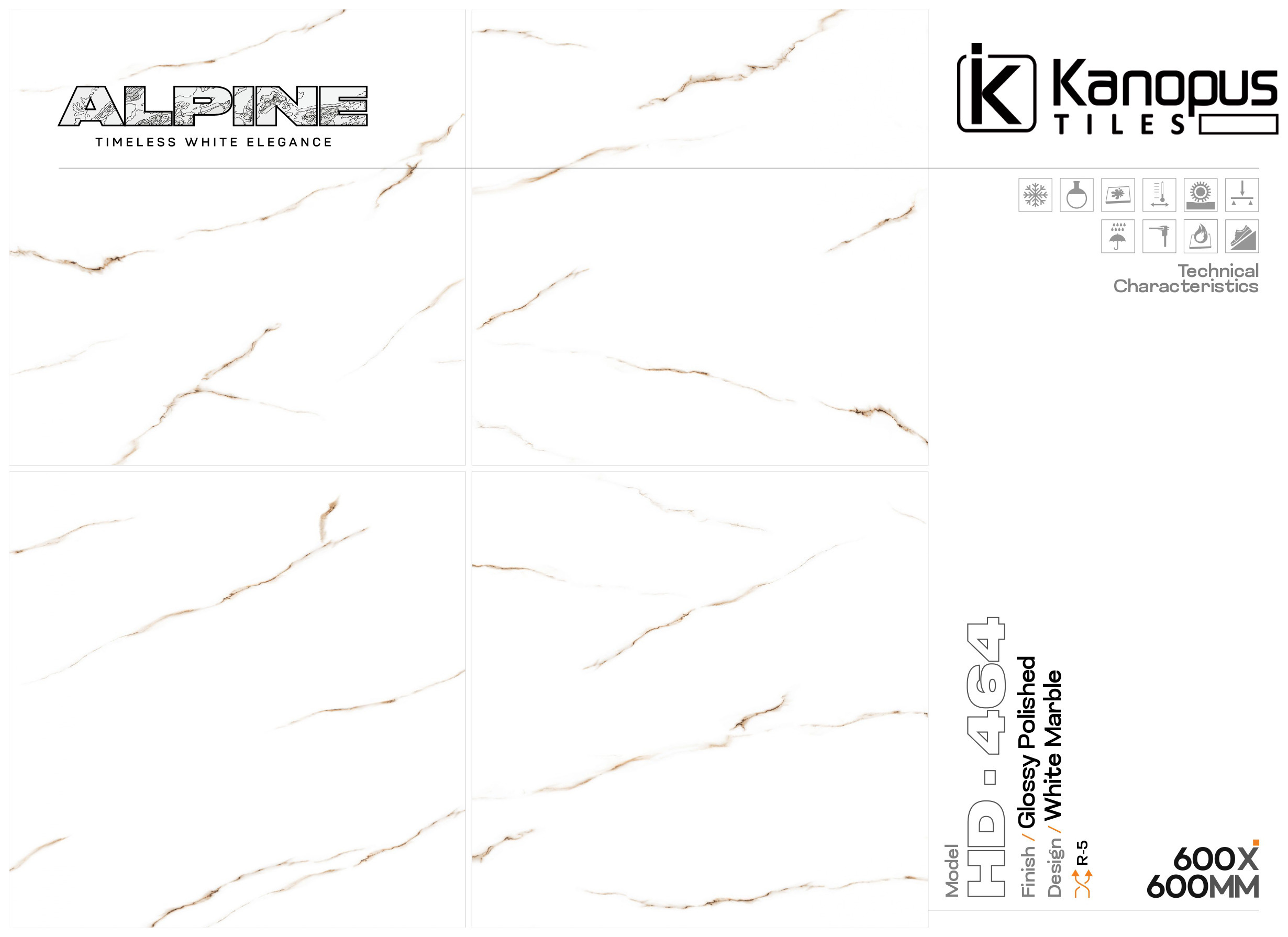 Porcelain Tiles 600x600mm